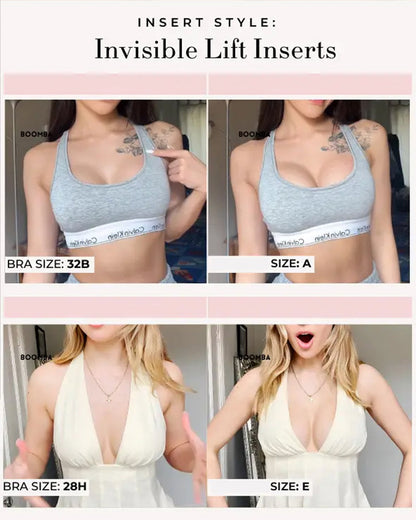 Seamless Adhesive Invisible Lifting and Gathering Breast Pads